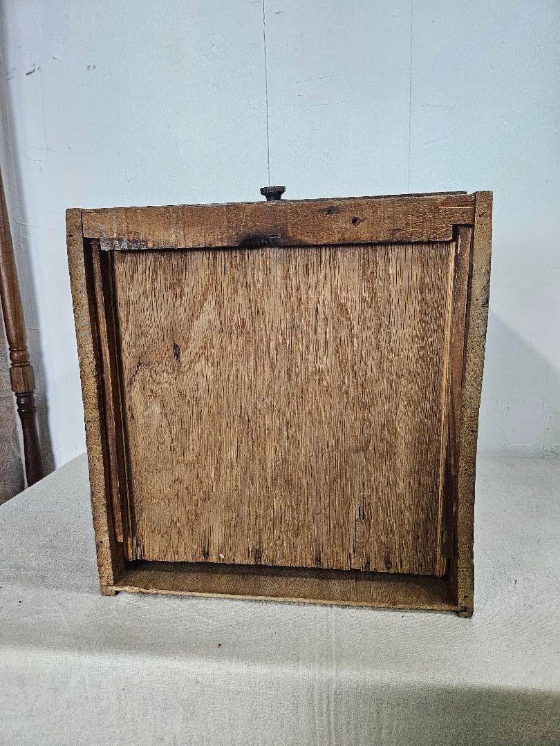 USヴィンテージ 木製の引出し 5段 小箪笥 チェスト 小物入れ 卓上 収納