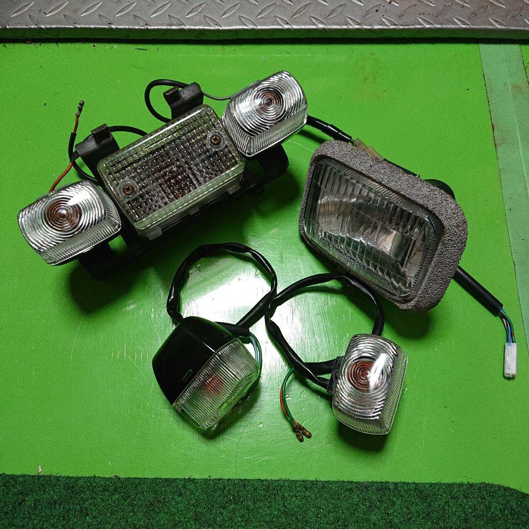 ホンダ NSR50（中期）に付いていたライト・ウィンカー一式 クリアー