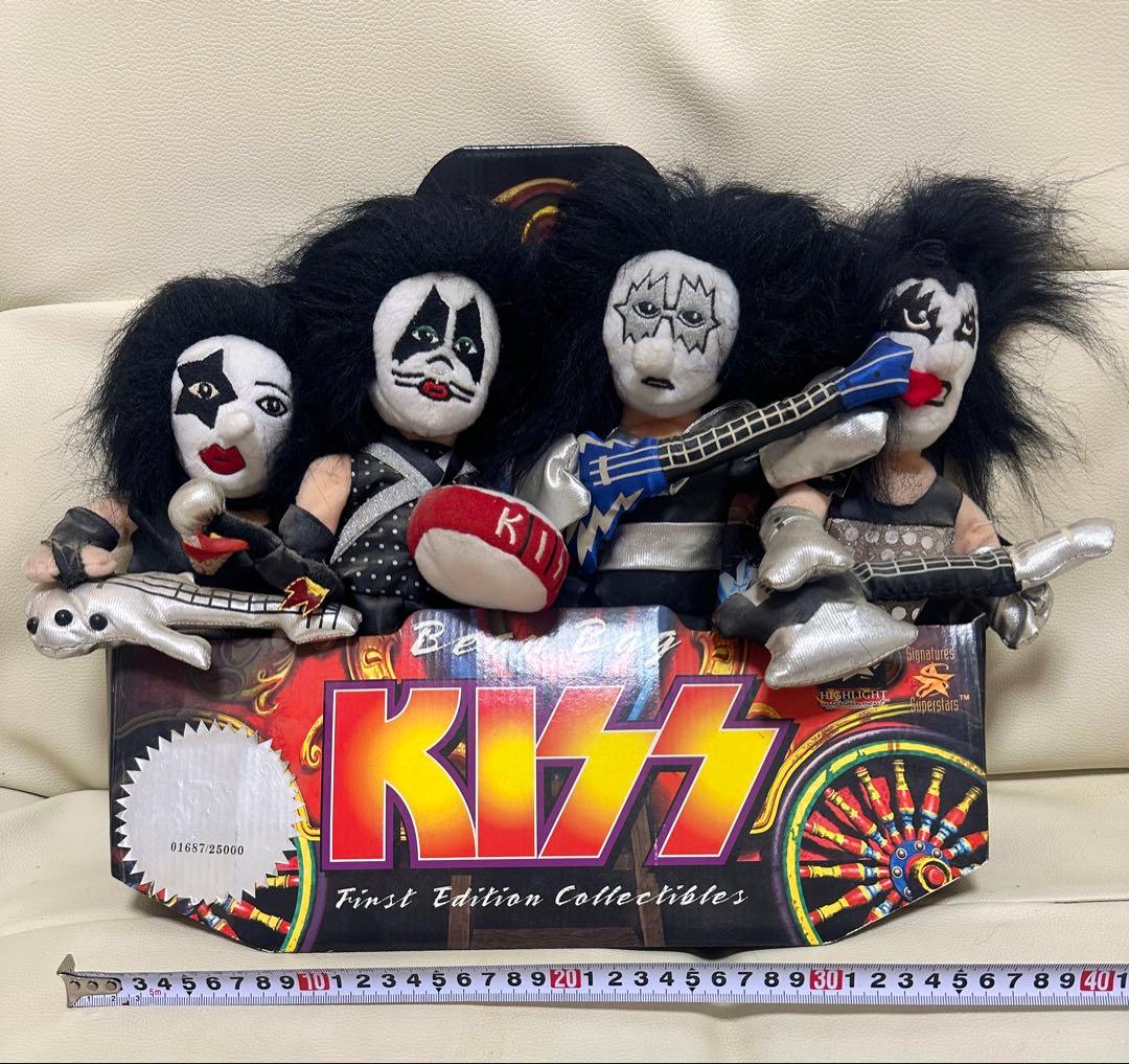 KISSレア希少1999年製 バンドメンバー ぬいぐるみ4体セット
