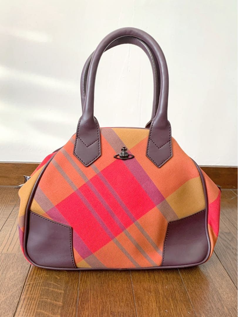 ヴィヴィアン・ウエストウッド ヤスミン ハンドバッグ チェック