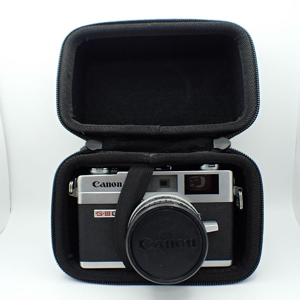 【動作確認済】CANON New Canonet QL19 G-Ⅲ電池&ケース付