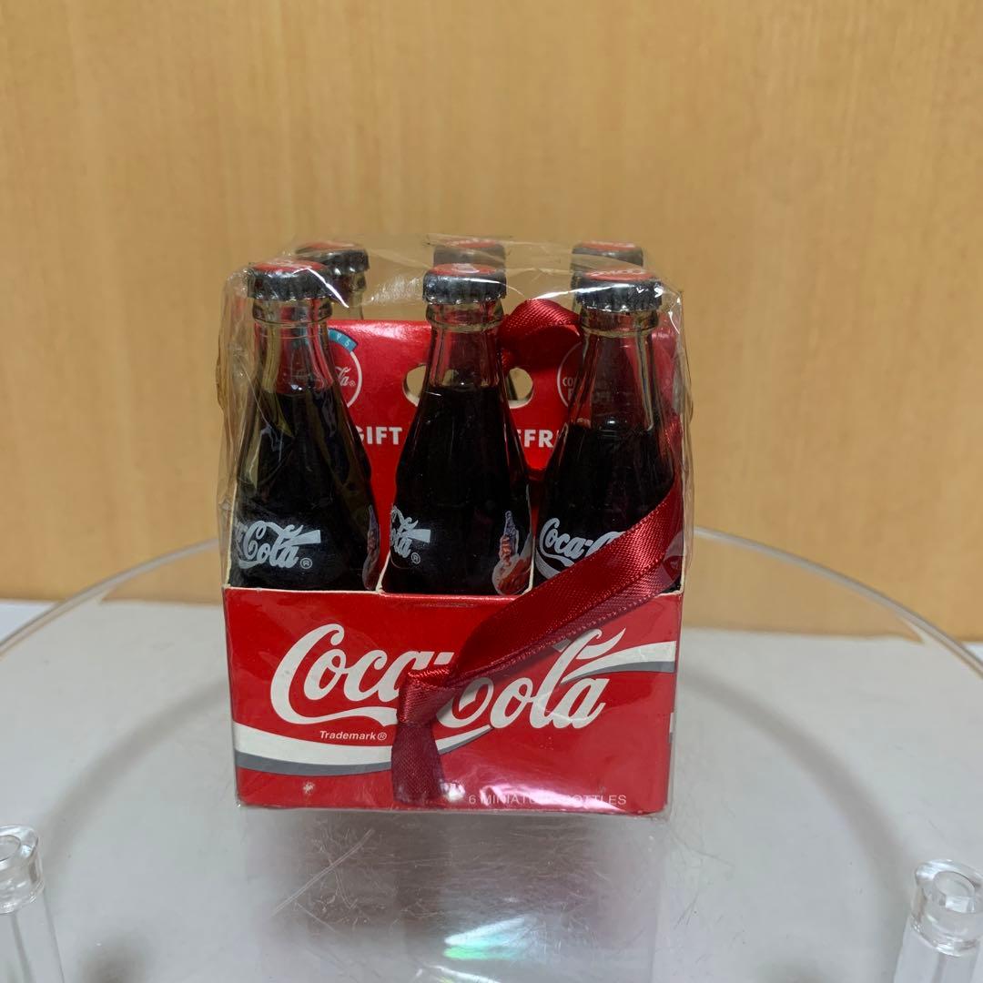 【入手困難】【希少】Coca-Cola ミニチュアボトル　6本セット　ケース付き