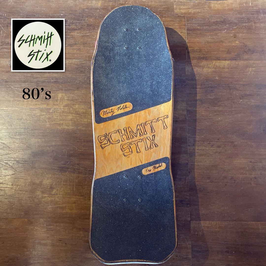 80’s old school Schmitt Stix skateboard