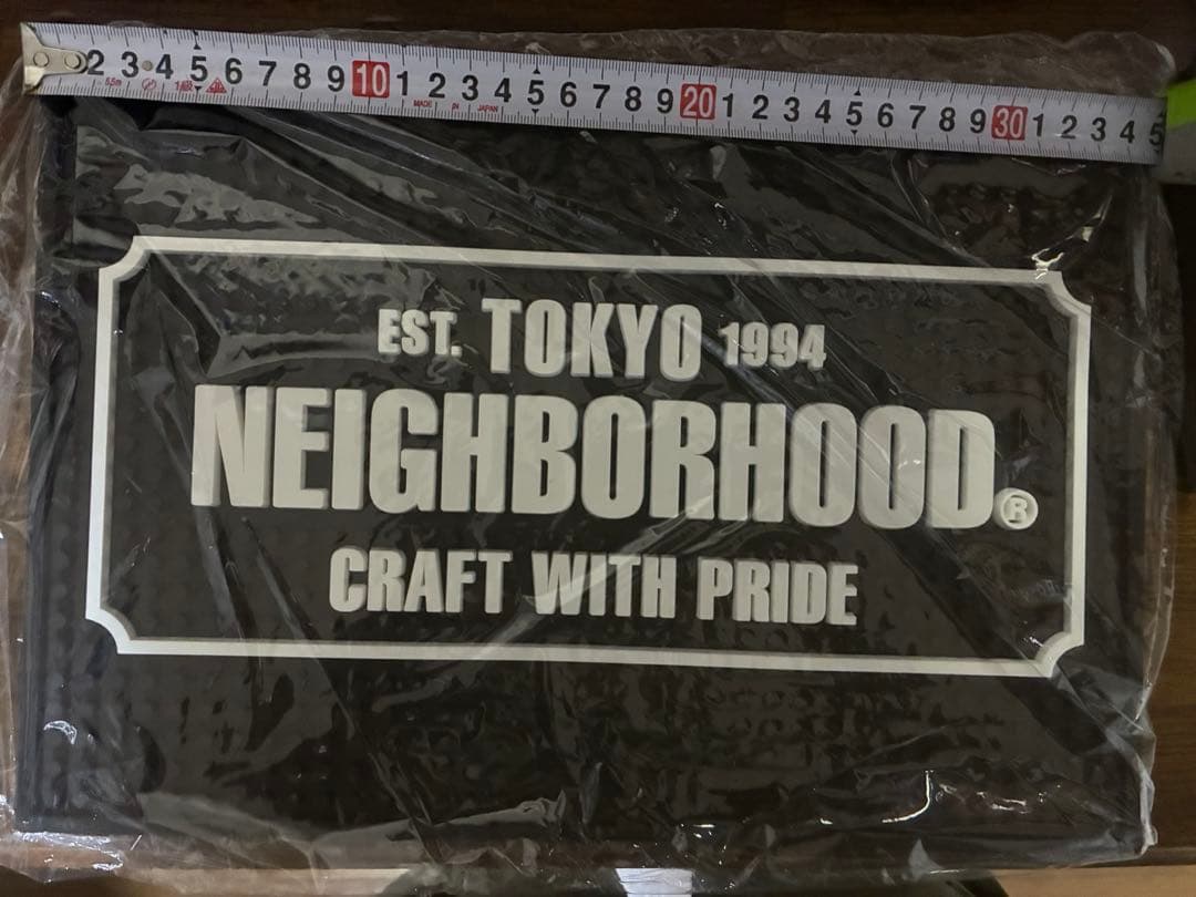 NEIGHBORHOOD カウンターマットブラック 35×24