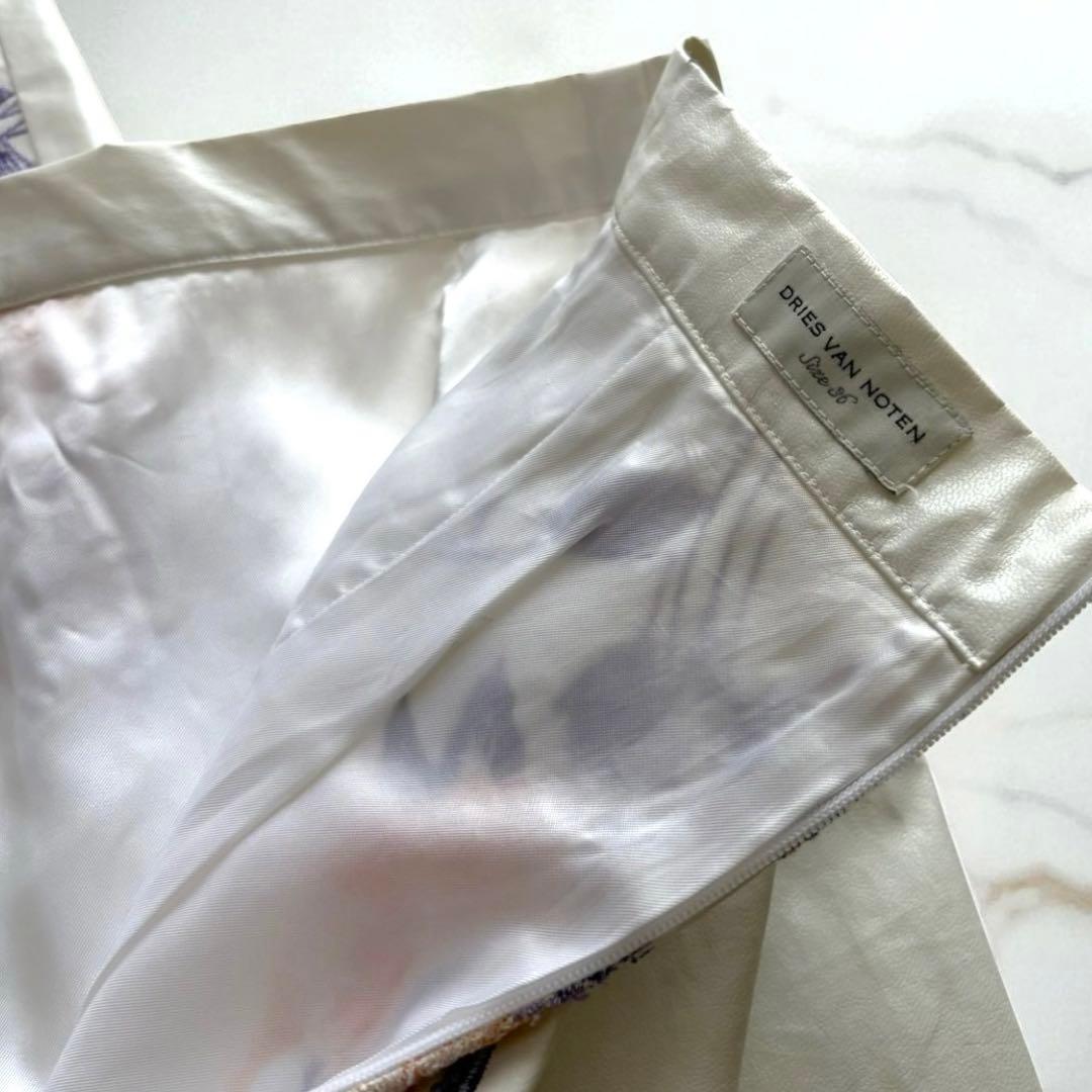 【希少 入手困難】ドリスヴァンノッテン 花柄刺繍 スカート