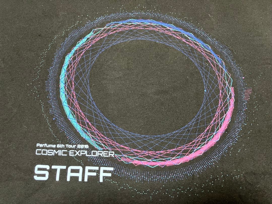 Perfume Tシャツ 黒 XL ※ツアースタッフ専用T