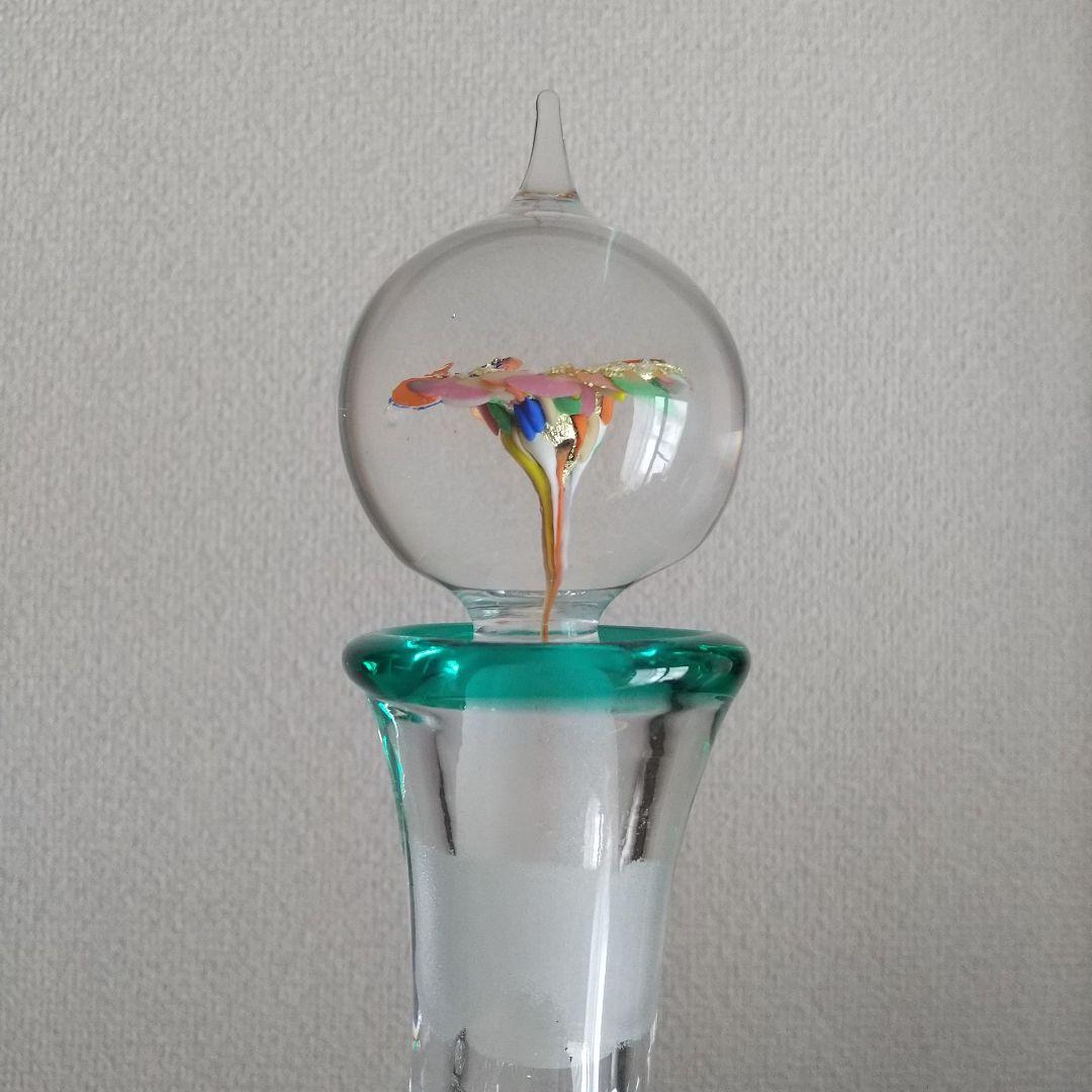 ガラス 工芸 カラフェ ?? デキャンタ ?? ヴェネチアンガラス ??