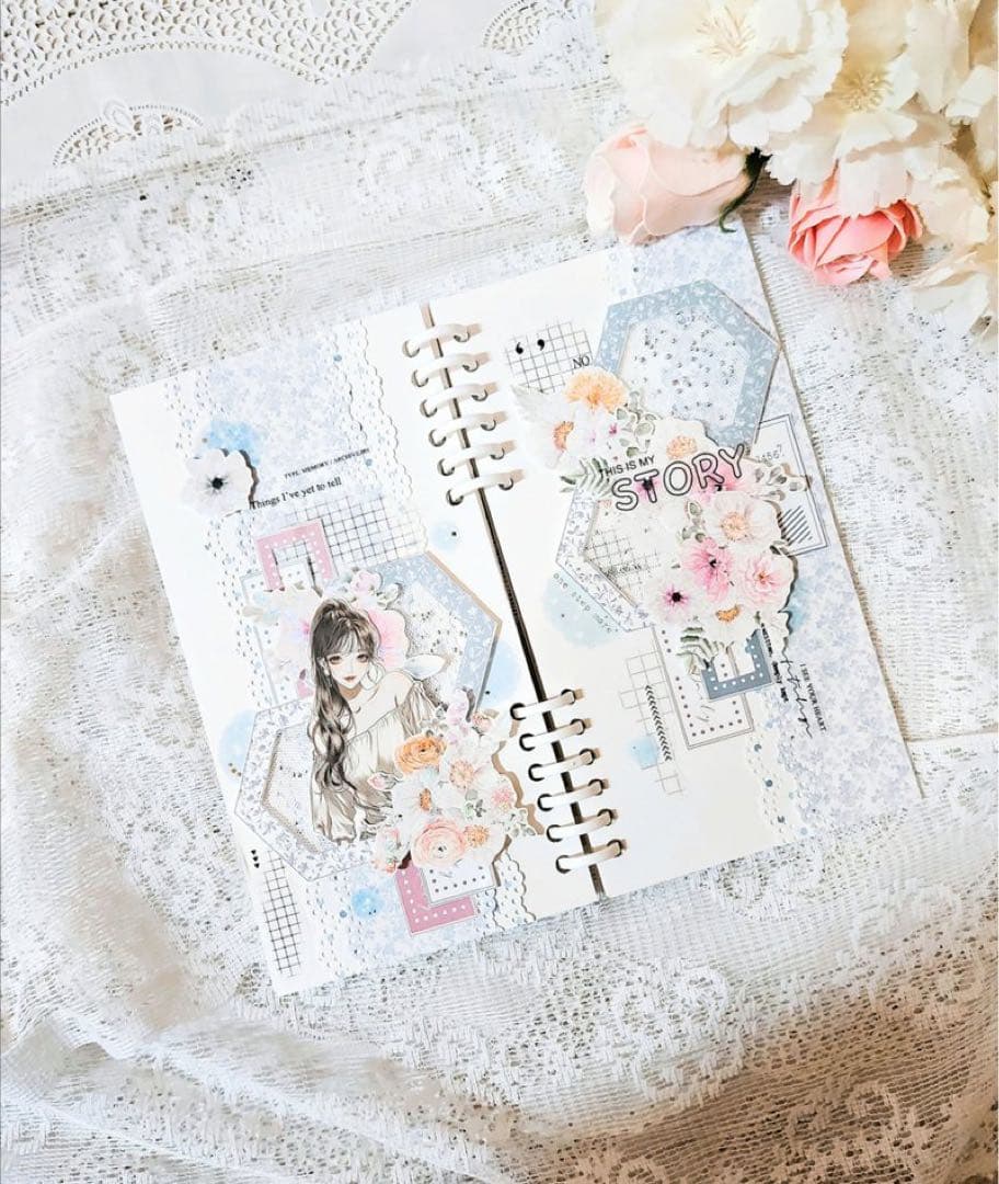 コラージュ素材　紙もの　素材紙　【2587】