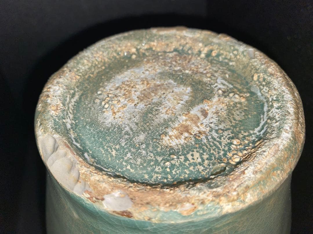 鉄絵 絵高麗　高麗青磁 花草紋 梅瓶　朝鮮 高麗 李朝 花瓶 骨董品 時代品