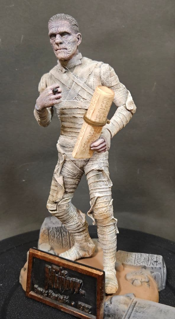 SIDESHOW製フィギュア ザ・マミー(ボリス カーロフ)リペイント完成品