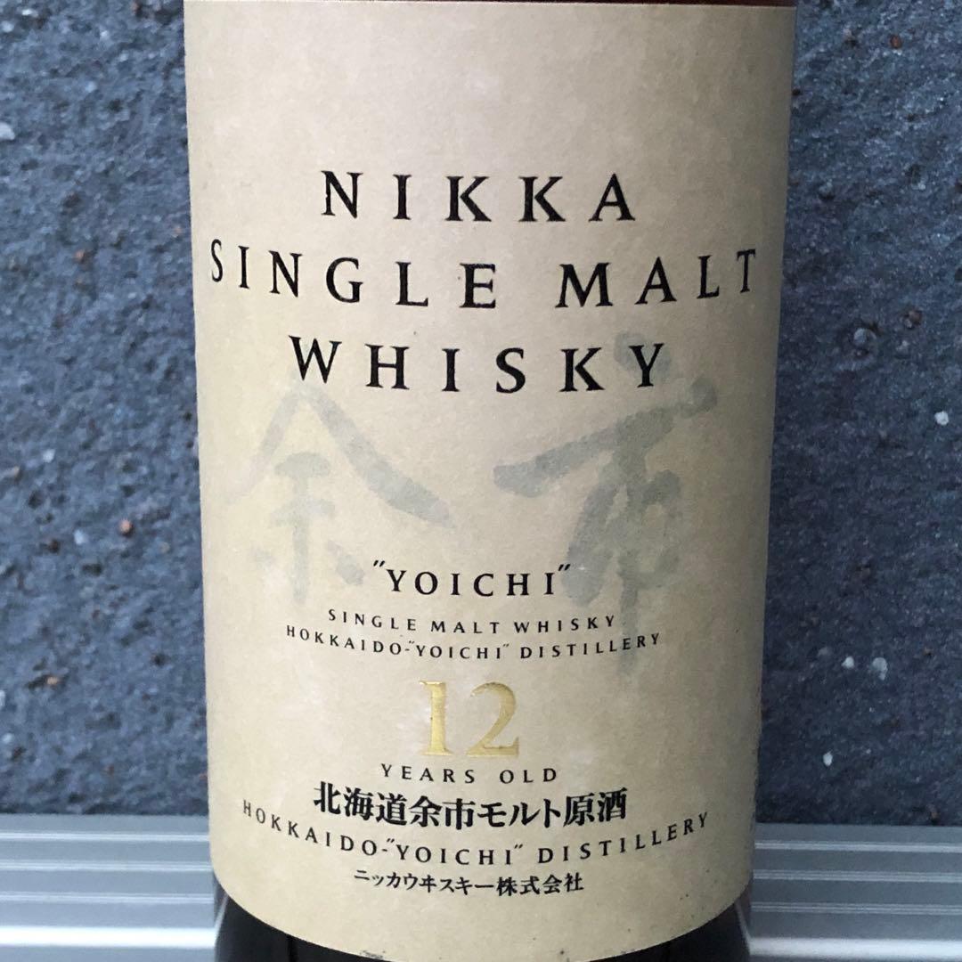 NIKKA シングルモルト 余市モルト原酒 12年750ml/43%/未開栓