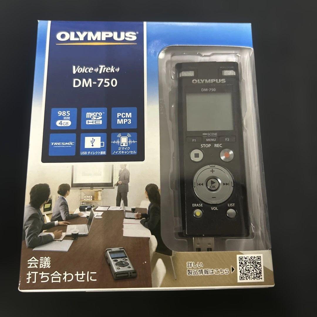 ICレコーダー VoiceTrek DM-750 ブラック 4GBMicroSD