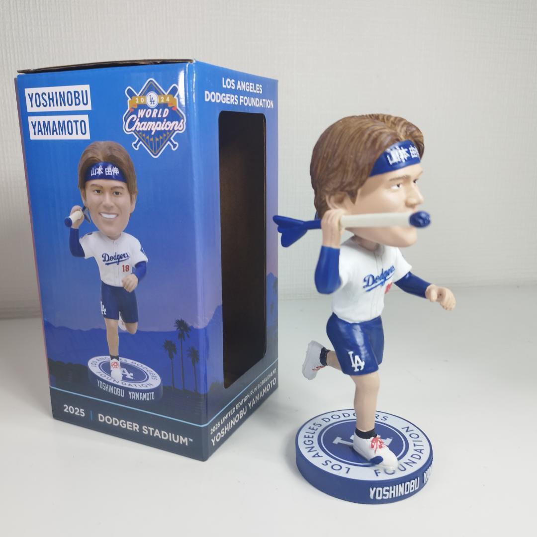 山本由伸 ドジャース サンセットラン ボブルヘッド 大谷翔平 非売品 h87T