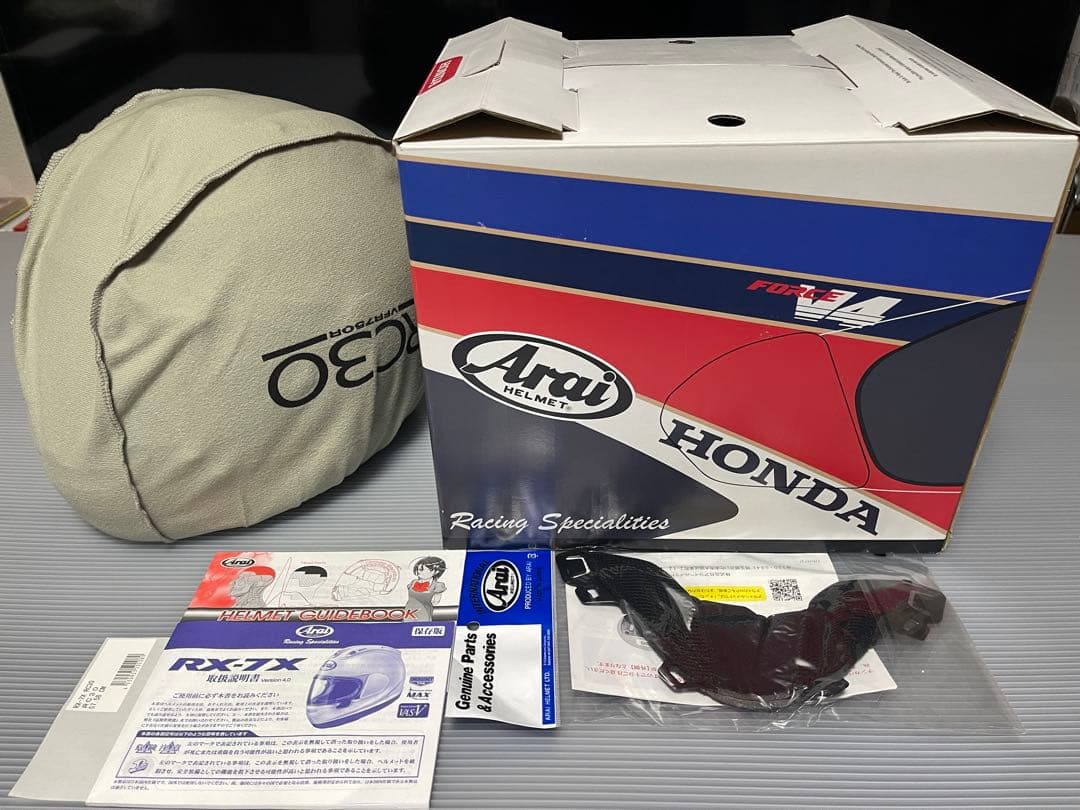 【美品 希少】 ARAI×HONDA RX-7X RC30 Mサイズ 30周年