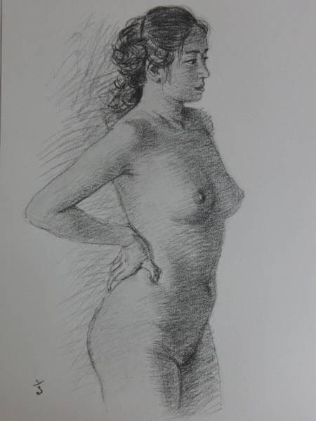 高塚省吾、裸婦、希少、限定、大判、高級額付