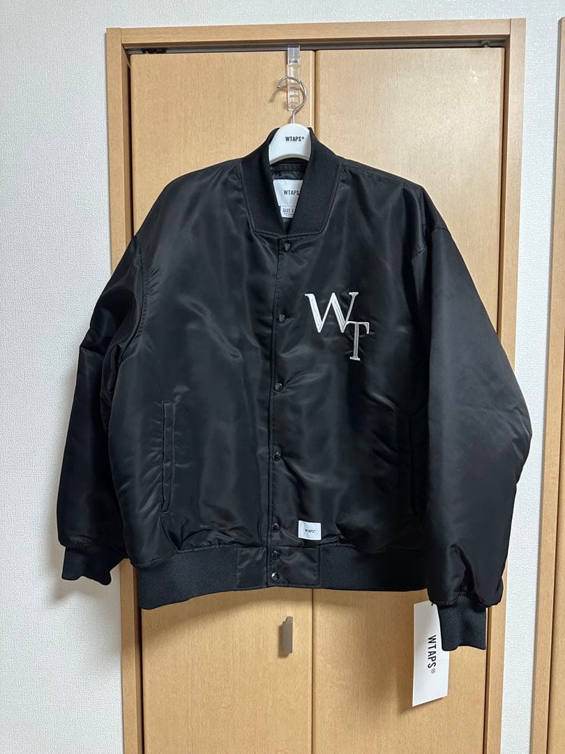 美品　WTAPS ダブルタップス TEAM JACKET ブラック