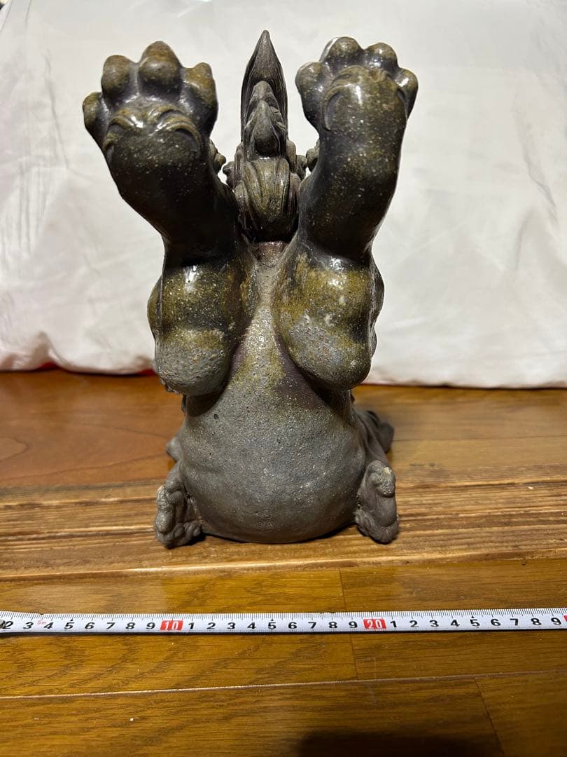 陶器獅子像 約30cm