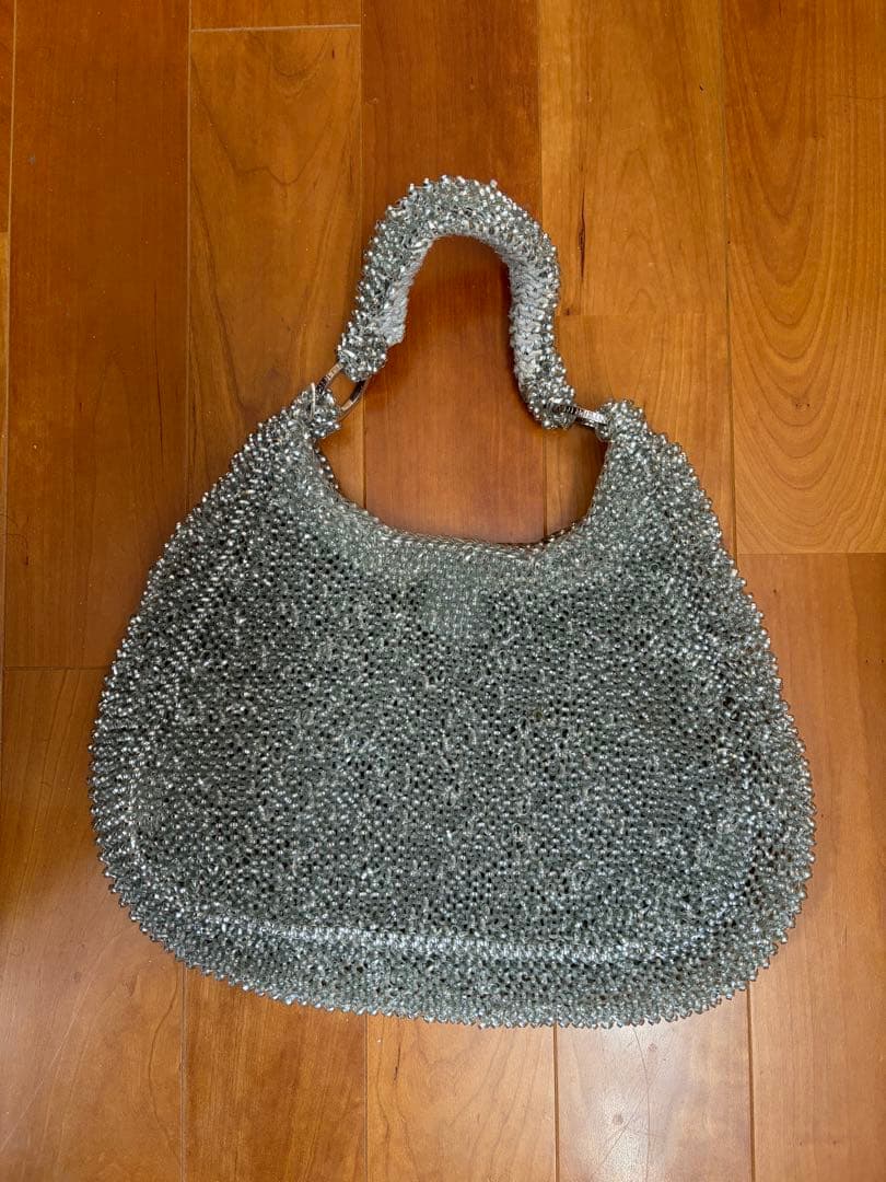 アンテプリマ　ワイヤーバッグ　シャンパンゴールド