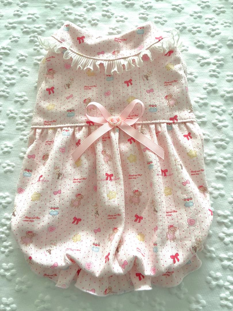 ともママ犬服ハンドメイドワンピース