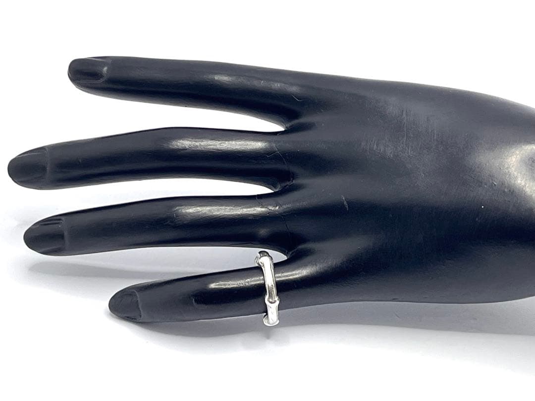 c870 希少　美品　オールド　ティファニー　バンブー　リング　925 約4号