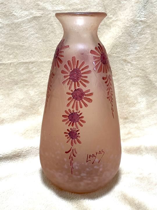 ルグラ Legras 花瓶 アンティークグラス