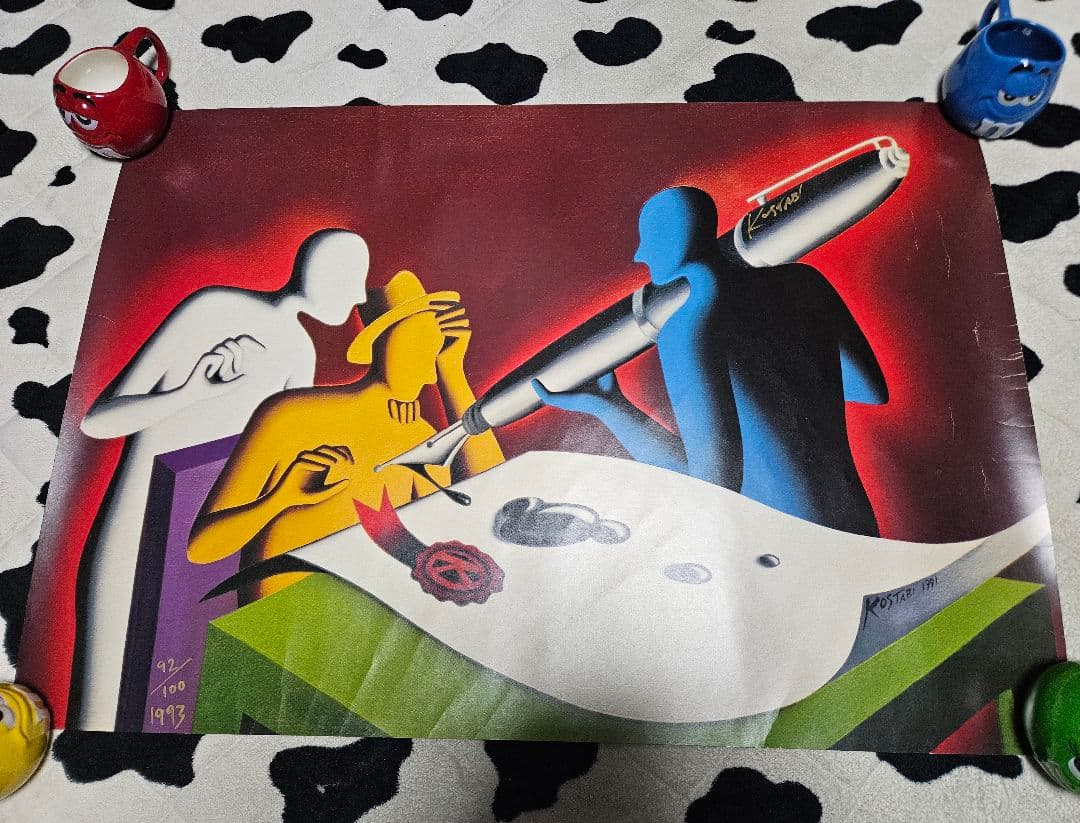 MARK KOSTABI マーク コスタビ 版画 シリアル 直筆 サイン