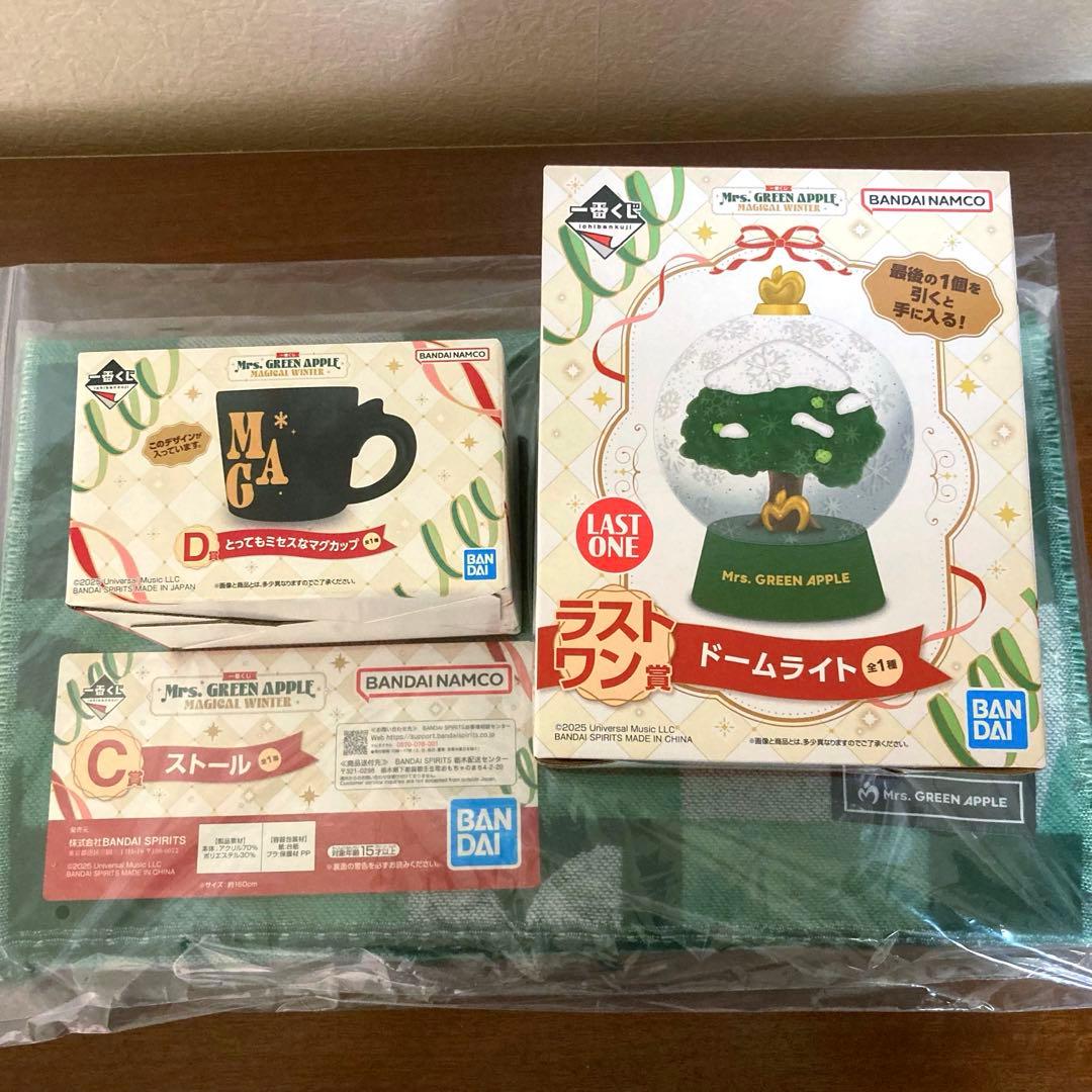 Mrs. GREEN APPLE 一番くじ C賞 D賞 ラストワン賞　ミセス