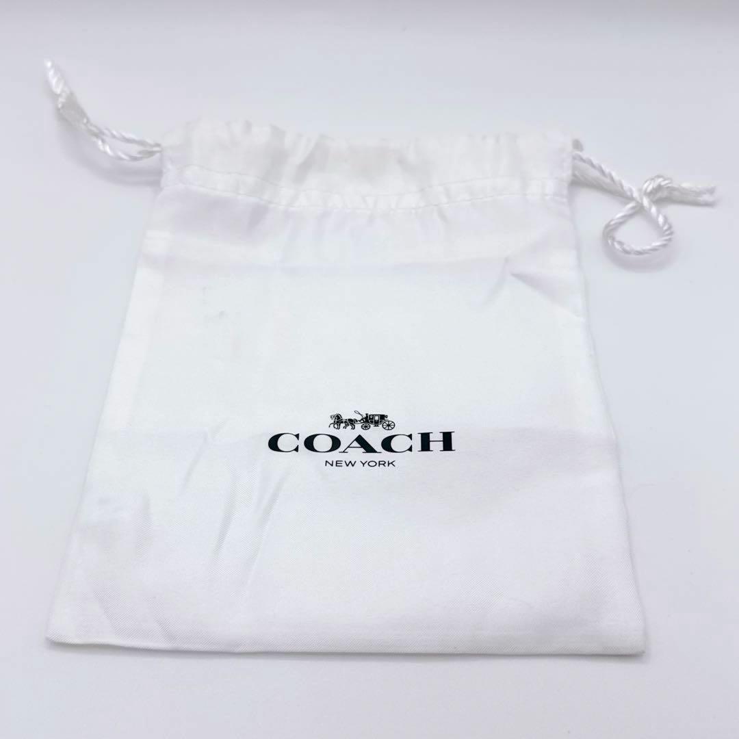 【極美品】 コーチ COACH レディース 2つ折り財布 保存分付き ブラック