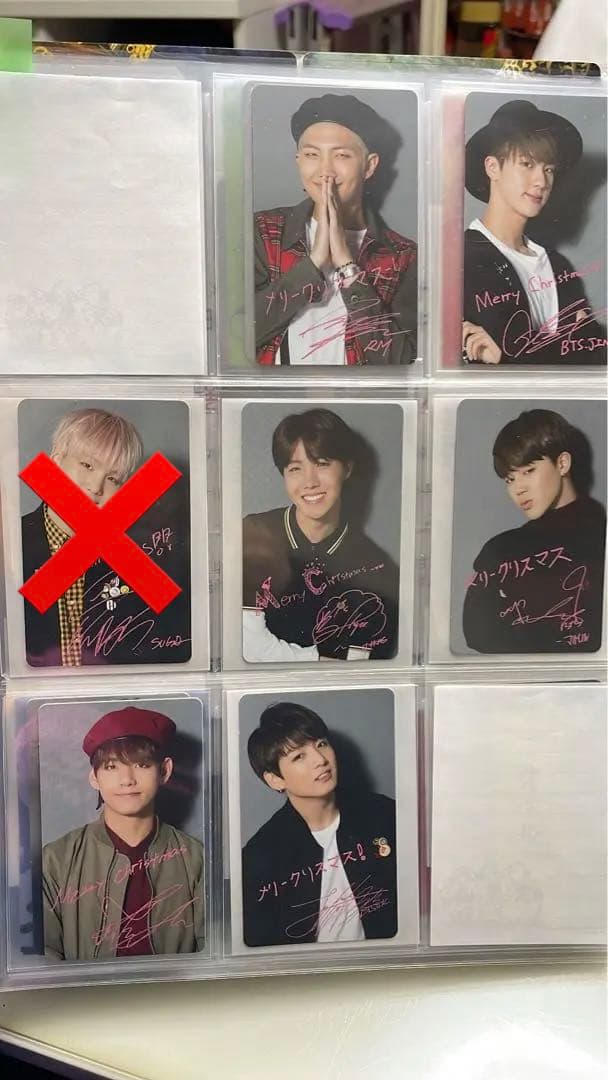 BTS クリスマストレカ ポニーキャニオン限定
