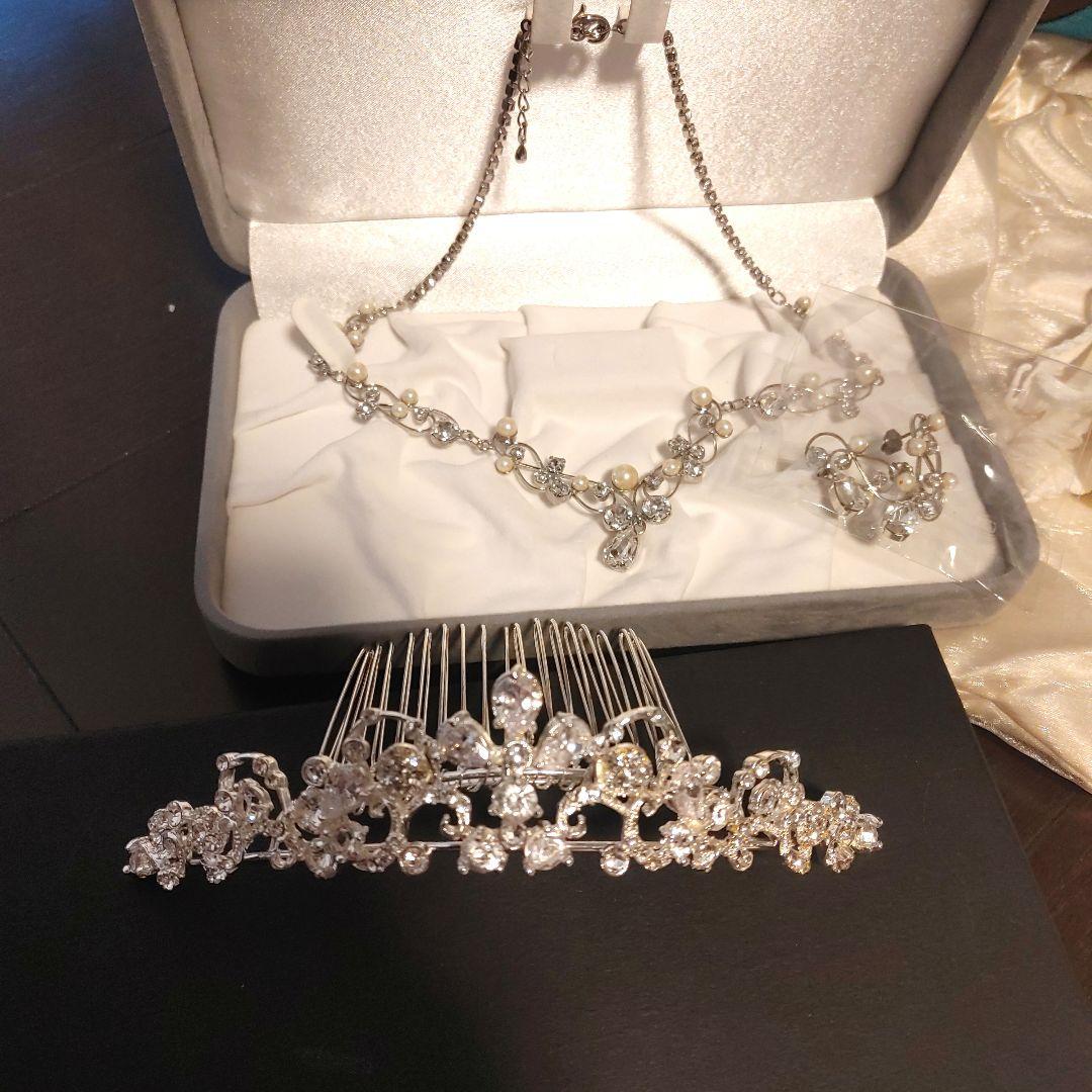 ウェディングドレス、小物色々セット/ワタベウェディング