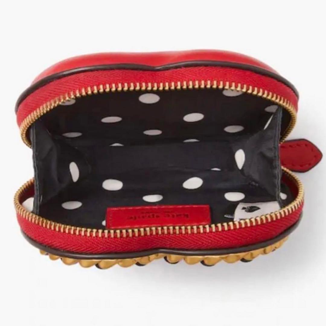 【完売商品】ケイトスペード アムールパフューム 3D ハート レザーパース