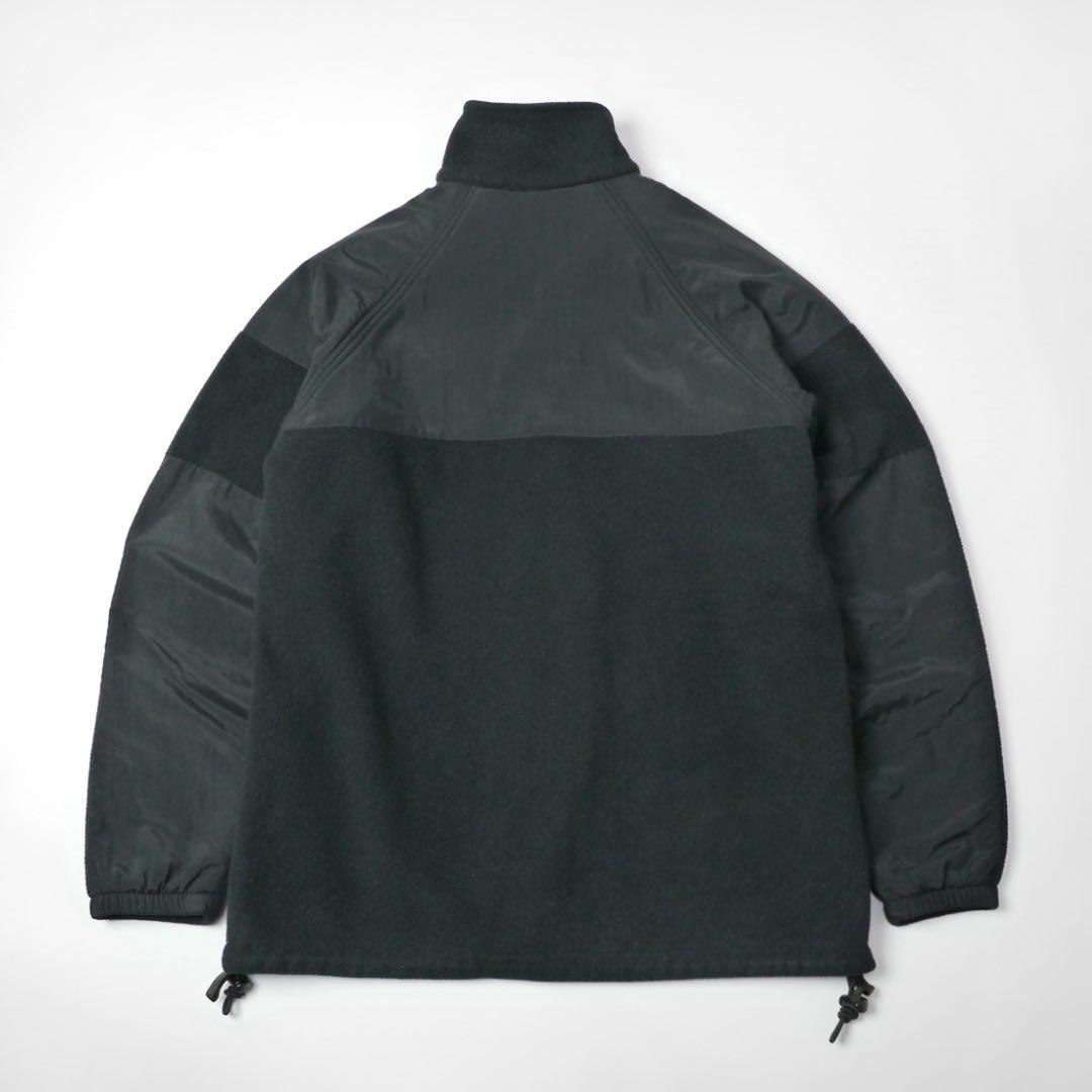 US NAVY米軍ミリタリー フリースECWCSライナー ジャケット黒S-R軍物