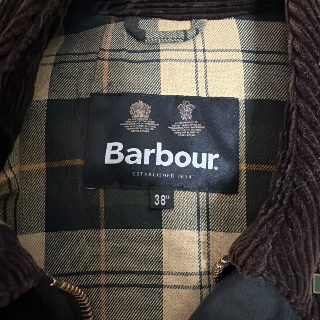 Barbour ダークグリーンジャケット 38