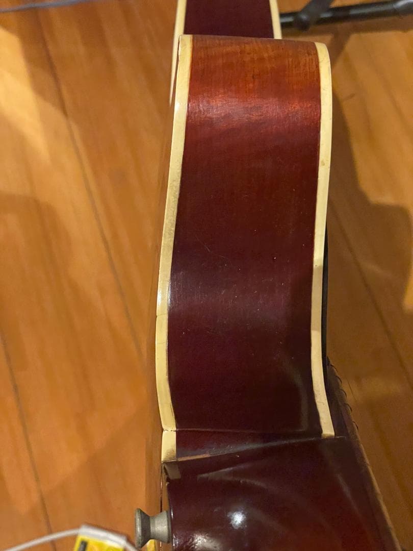 TEISCO フルアコースティックエレキギター　ノイズ多めジャンク【最終価格】