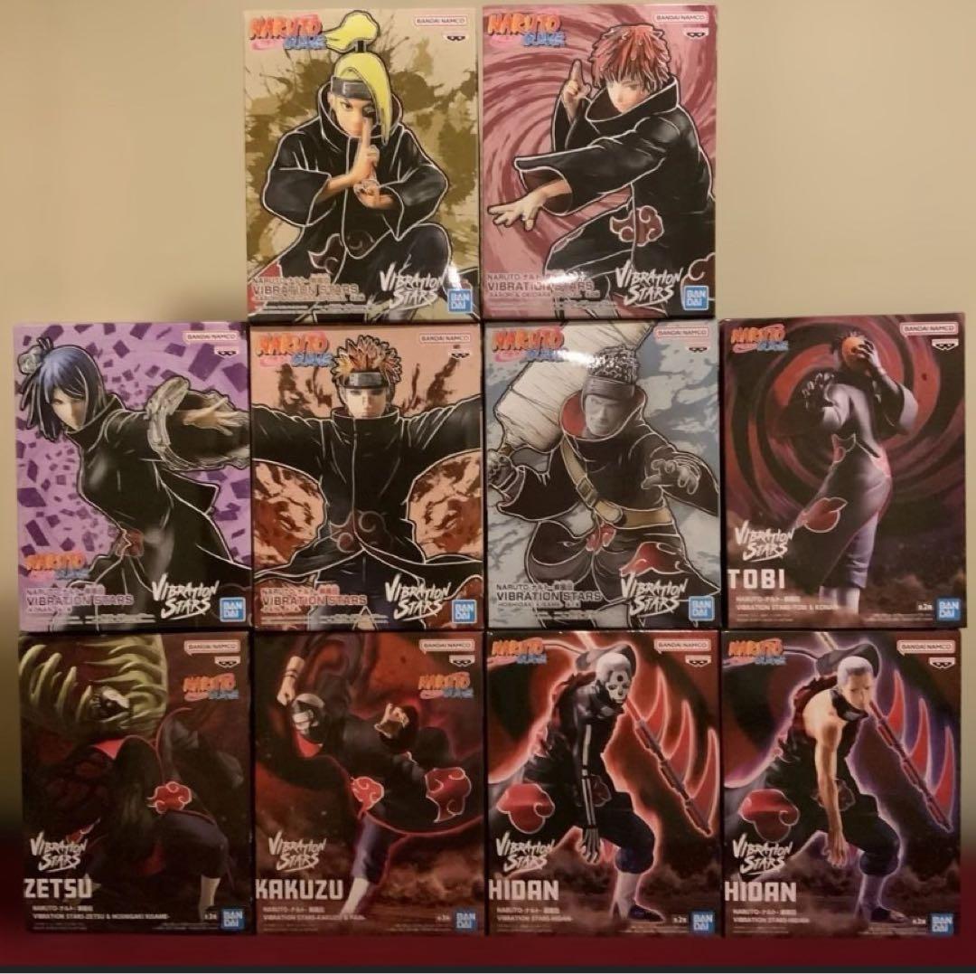 り*ん様 NARUTO ナルト 暁　-アニメ　 フィギュア　10個セット