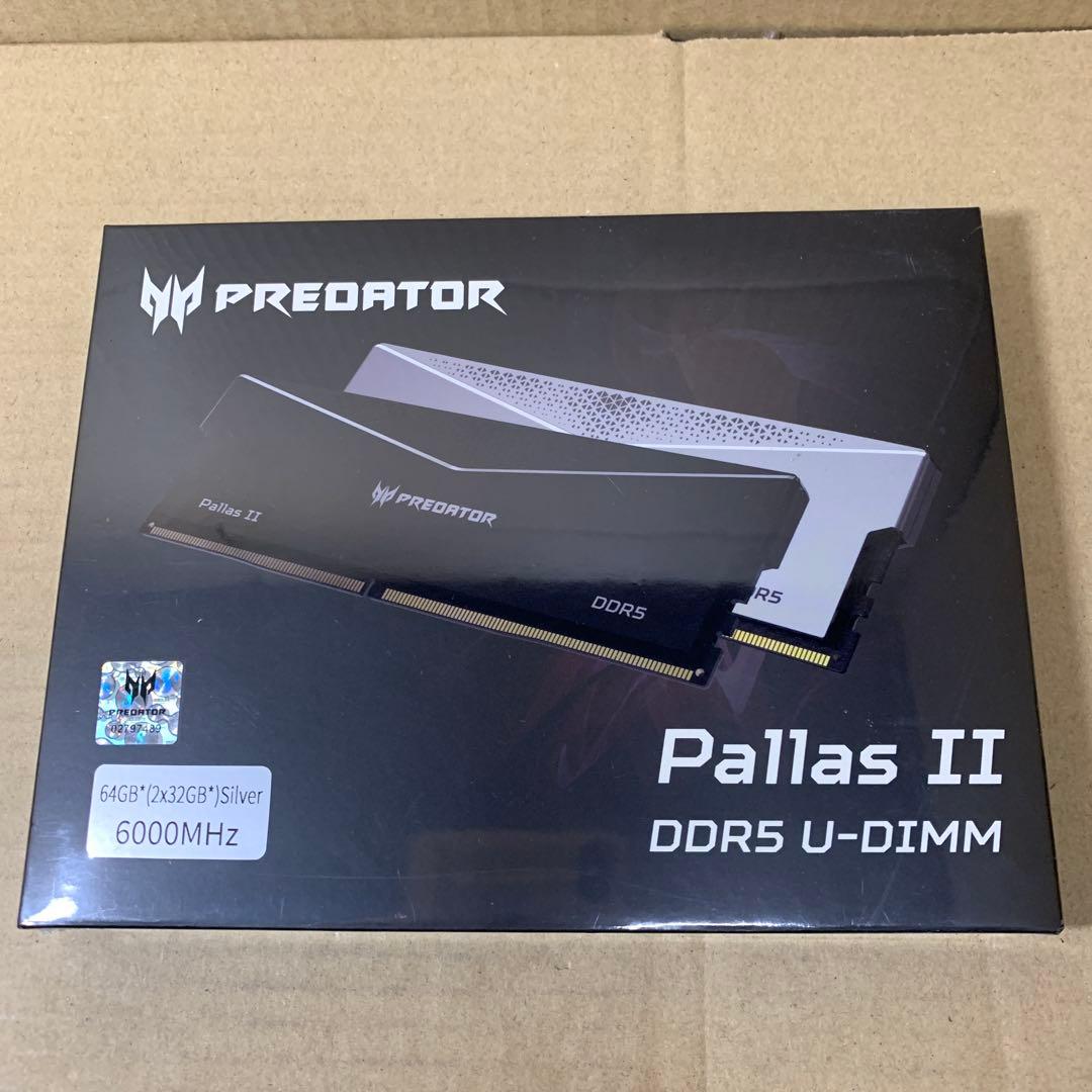 新品　Acer Predator Pallas II DDR5 64GB