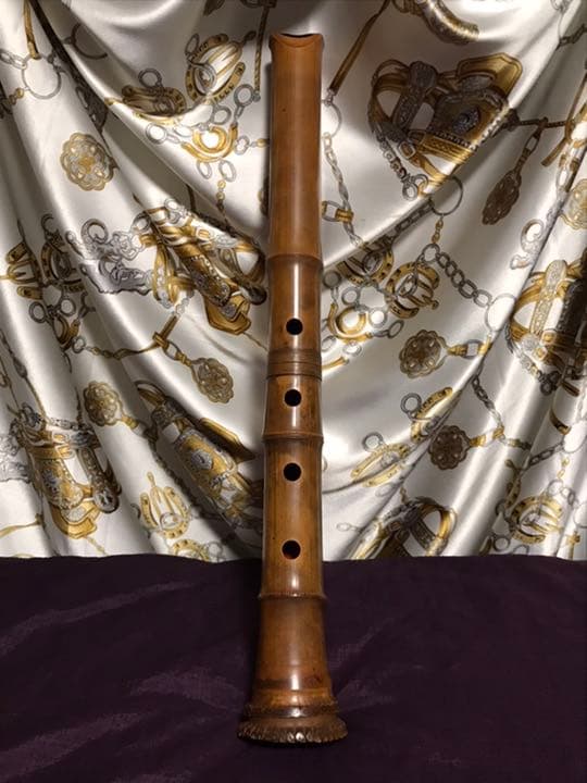 ☆尺八(都山流) 長さー約45.5センチ　古い尺八です。