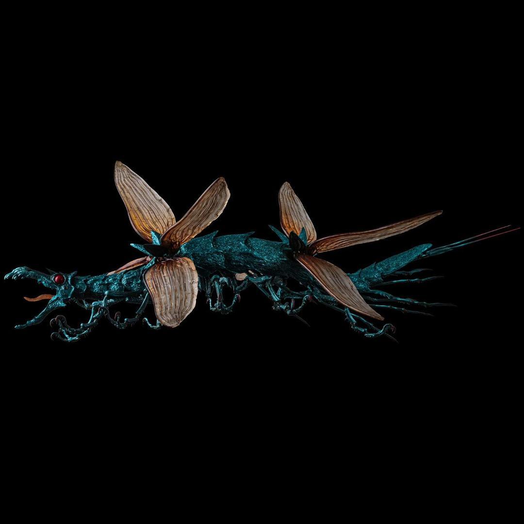 【 新品・未使用品 】タケヤ式自在置物　風の谷のナウシカ 大王ヤンマ フィギュア