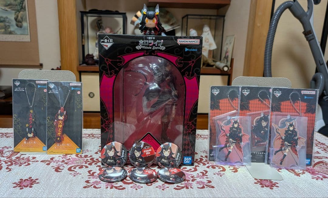 一番くじ　ホロライブ　大神ミオ　セット　フィギュア