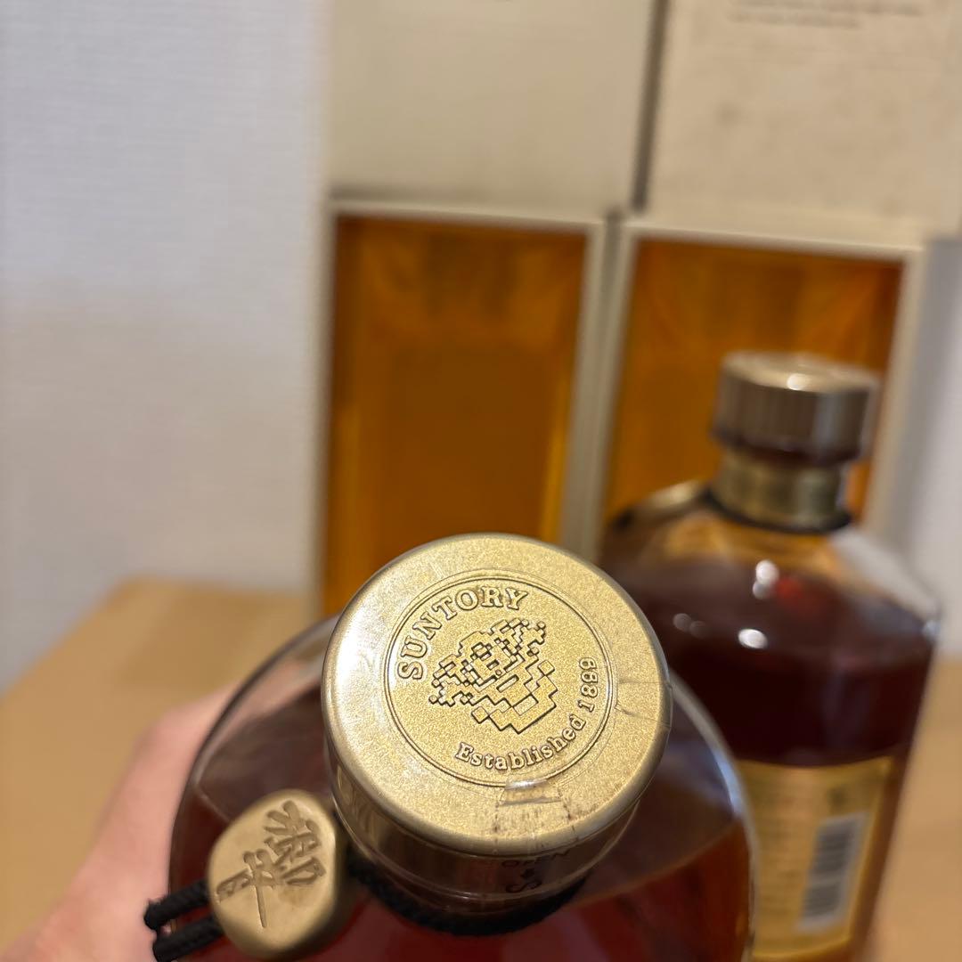 サントリーウイスキー響　裏ゴールドラベル　箱付き　2点セット　未開封（2）