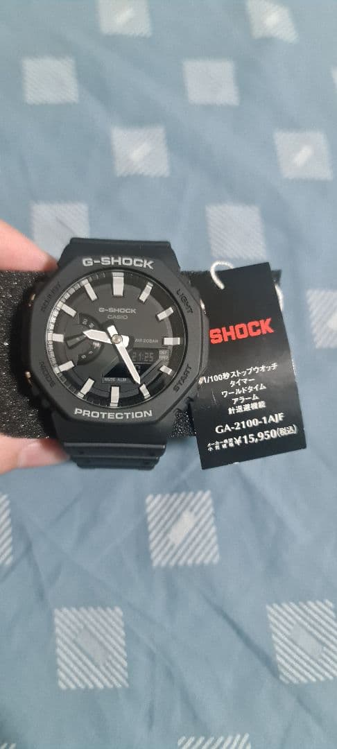 CASIO GA-2100-1AJF ブラック