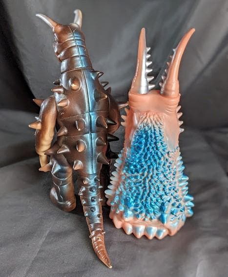 グドン＆ツインテール（ブルマァク復刻）ソフビフィギュア２体セット