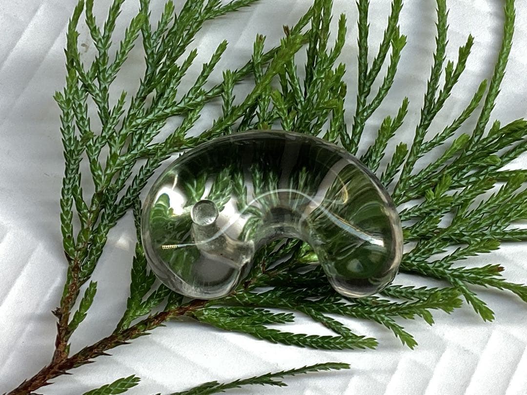 ✳黒平鉱山*茶水晶勾玉*スモーキークォーツ*煙水晶* 抜群の透明感　希少レア物‼️