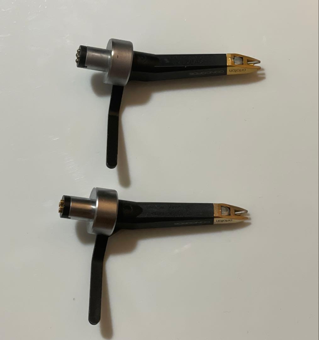 ortofon Pro レコードカートリッジ 2個セット　ブラック/ゴールド