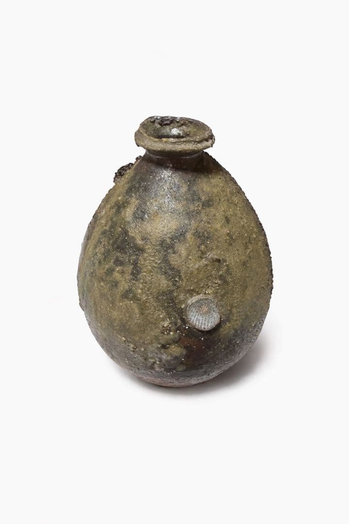 備前焼 徳利 共箱・栞付き 在銘 陶芸 酒器