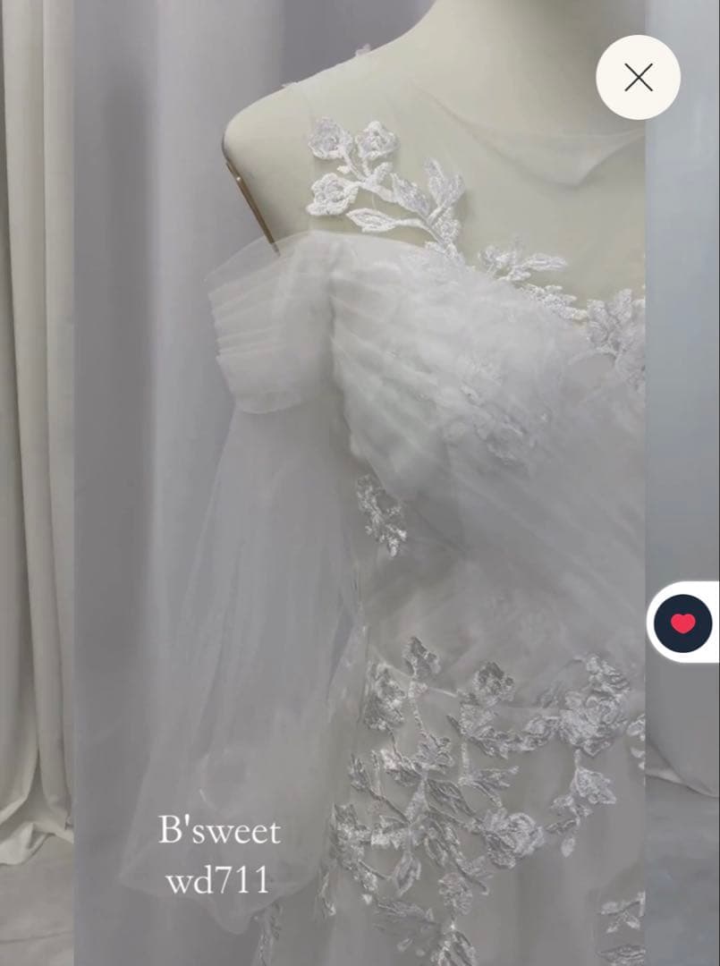 B'sweet wd711as ウェディングドレス