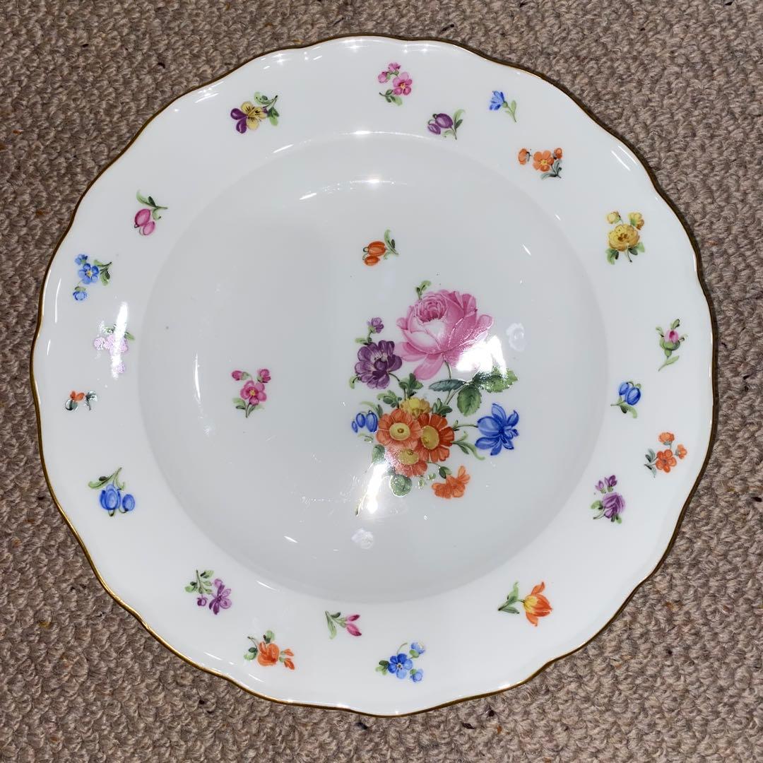 マイセン 大皿　24cm 5枚セット　スクラッチ無し