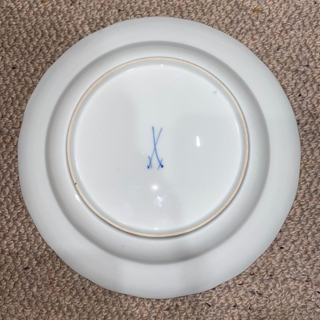 マイセン 大皿　24cm 5枚セット　スクラッチ無し