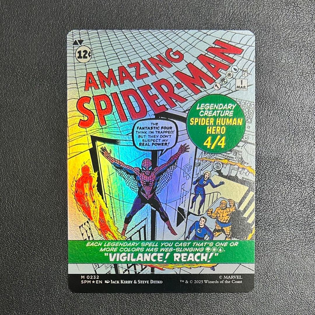 MTG スパイダーマン ピーター・パーカー クラシックコミック Foil