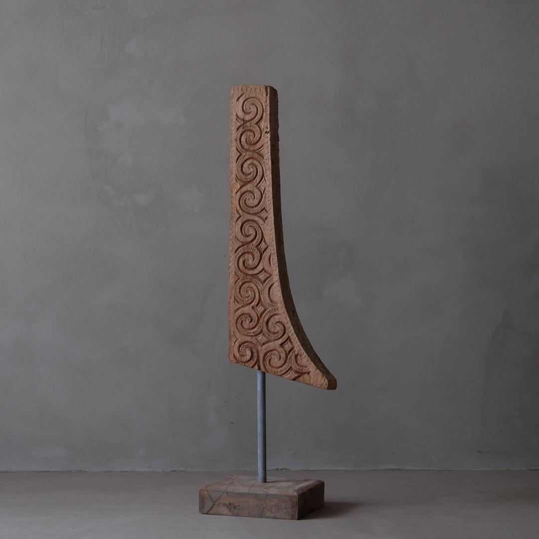 インドネシア スラウェシ島 トラジャ族 木彫オブジェ　彫刻 建材 古材 古道具